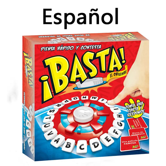 New Spanish Word Game Fast-Paced Family Board Game The Quick Thinking Letter Pressing Tapple Games versión en español