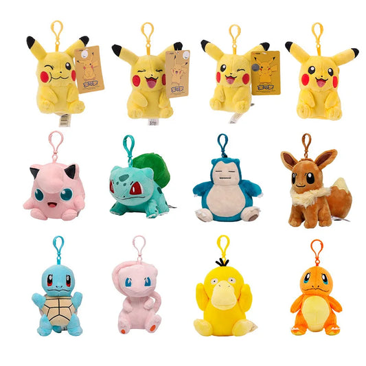 Officially authorized genuine Pokémon Pokémon Pikachu keychain doll pendant doll