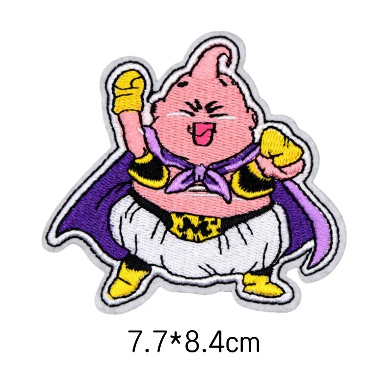 New Anime Dragon Ball Patch Iron on Embroidered Patches for Clothing Master Roshi Goku Patches on Clothes Hippie Patch for Cloth