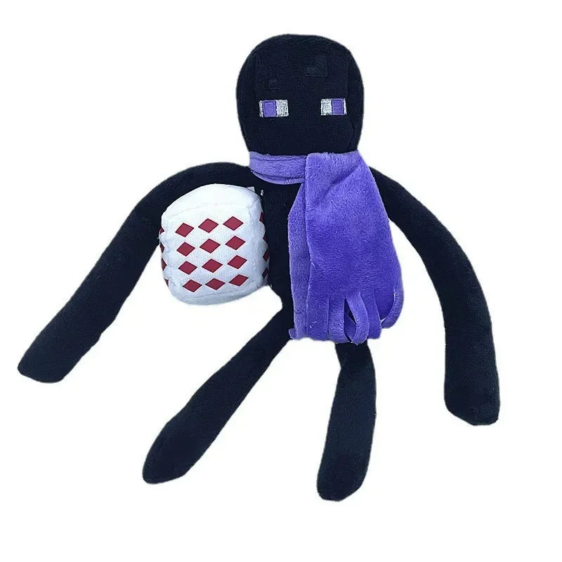 creepers Model Stuffed Plush Doll Zombie Game Squid Minecraftes Enderman My World Ocelot Pixel Pig Baby Sheep Kids Birthday Toy