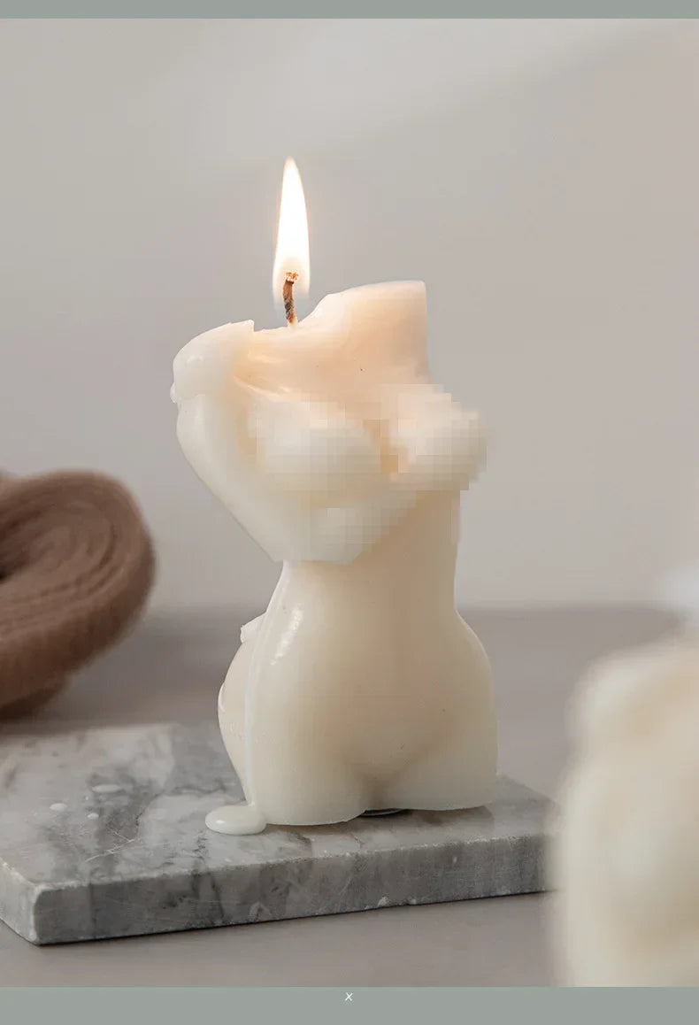 Creative Men and Women Body Aromatherapy Candles Handmade Candle Ornament Gift