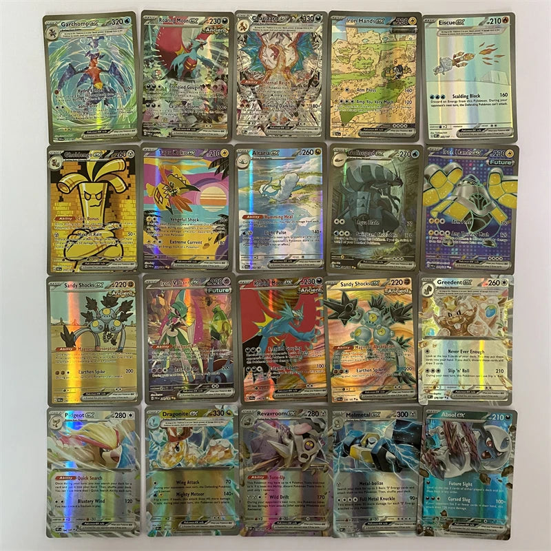 English Version Pokémon Obsidian Flames Booster Box Rare Card Pokemon Titanium Crystal Charizard ex Roaring Moon Battle Card