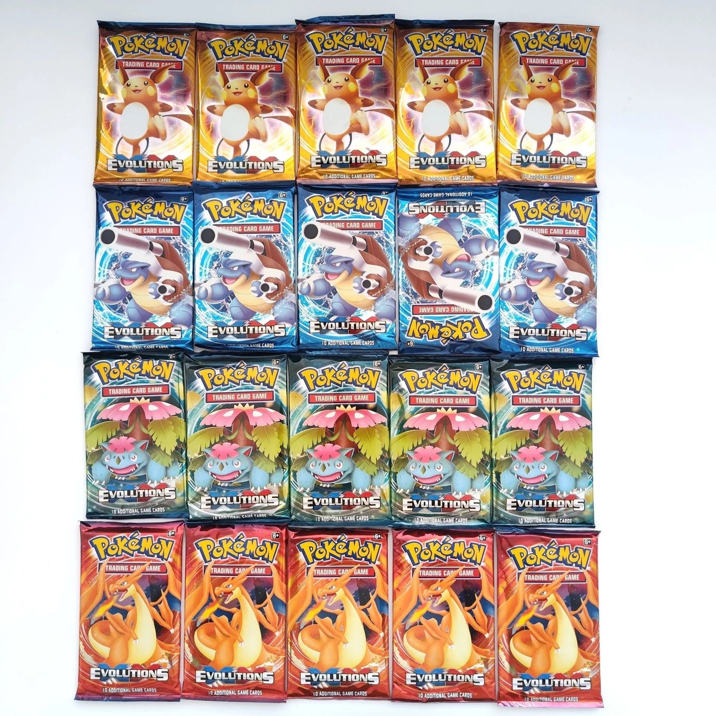 Tcg: Xy Evolutions Sealed Booster Box 360 First Generation Random 1Pack Anime Game Collection Card Toy