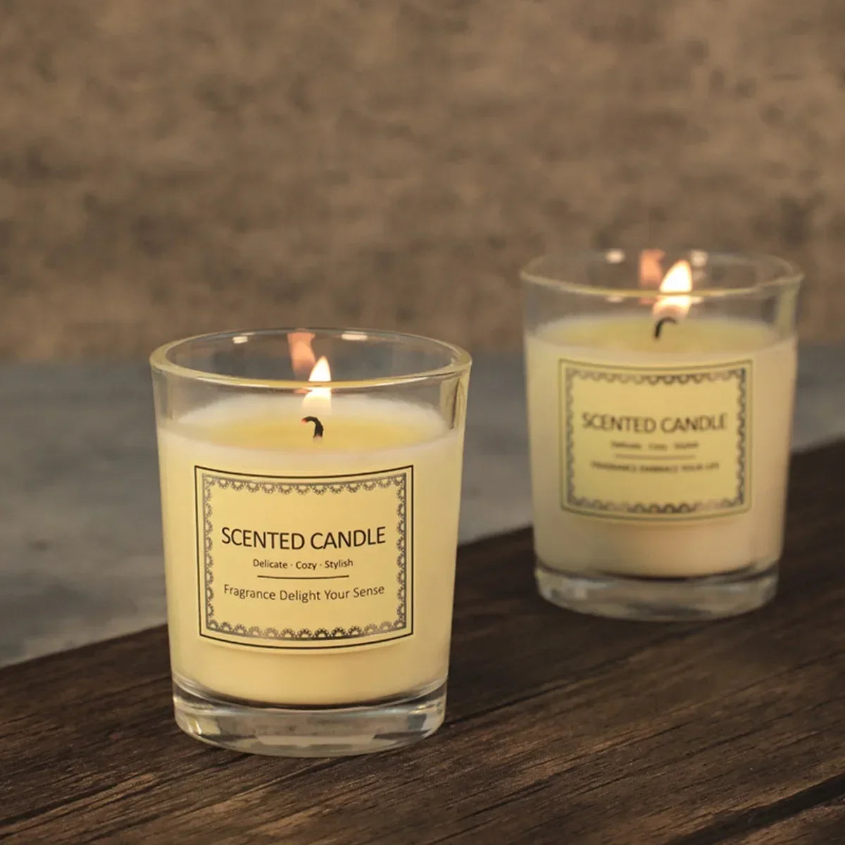 Candle Fragrance Atmosphere Companion Gift Hotel Clubhouse Smoke free Aromatherapy Candles