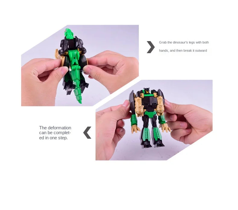 Transformation Toy Robot One Step Deformation Car Action Figure Model Dinosaur Toys for Boys