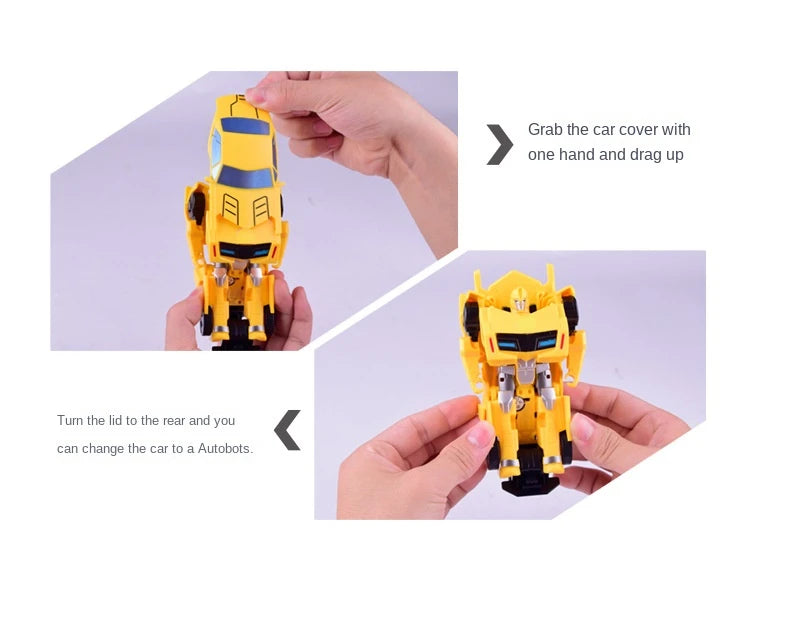 Transformation Toy Robot One Step Deformation Car Action Figure Model Dinosaur Toys for Boys