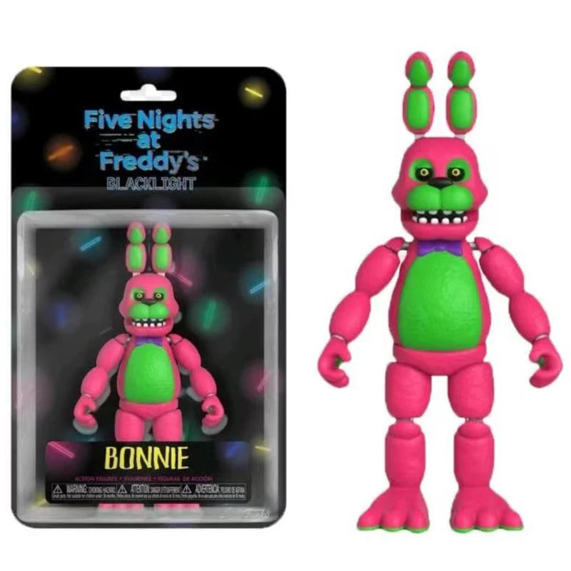 14cm FNAF Action Figure Freddy Bonnie Foxy Figures Collection Model Game Role Doll Nightmare Fredbear Movable Figurine Toys Gift