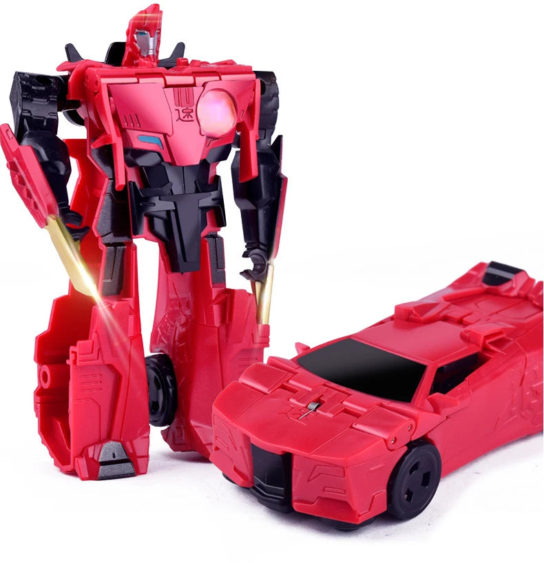 Transformation Toy Robot One Step Deformation Car Action Figure Model Dinosaur Toys for Boys