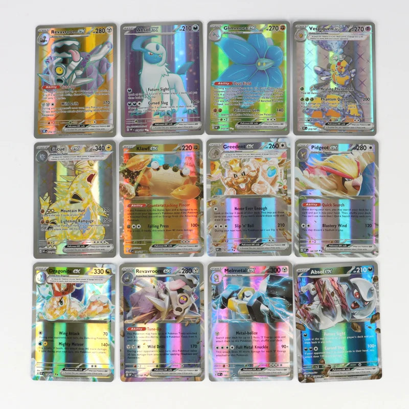 English Pokemon Card 1996 Year Shining Charizard Pikachu Mewtwo trade Card Kids Pokemon Toy