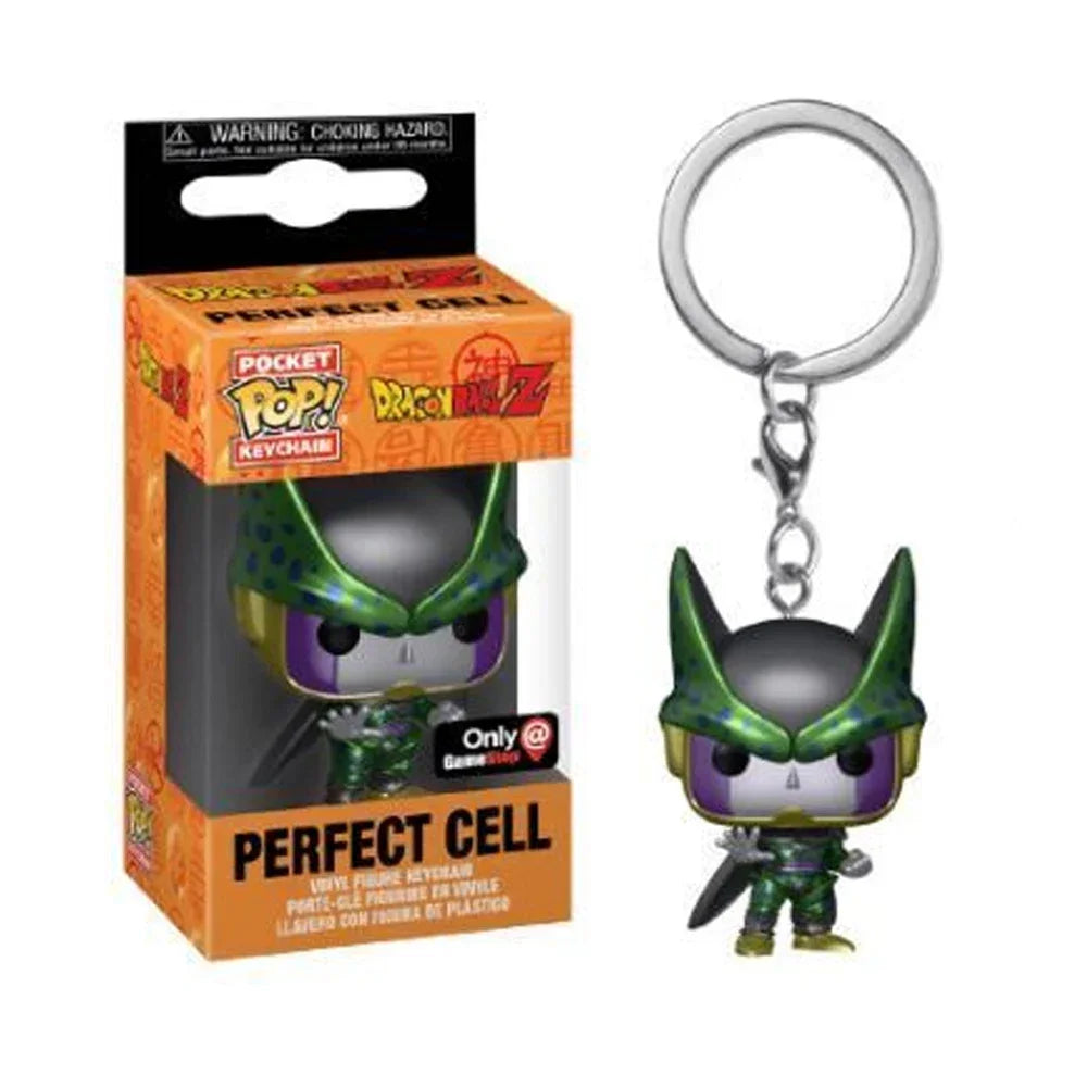 Funko pop Keychain Dragon Ball Z GOKU VEGETA PICCOLO PERFECT CELL GOHAN Vinyl Action Figures Toys