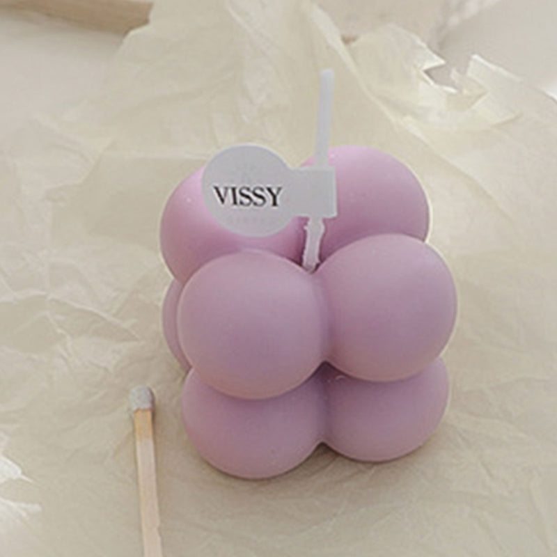 Small Scented  Mini Cube Bubble Shaped Wax Candles