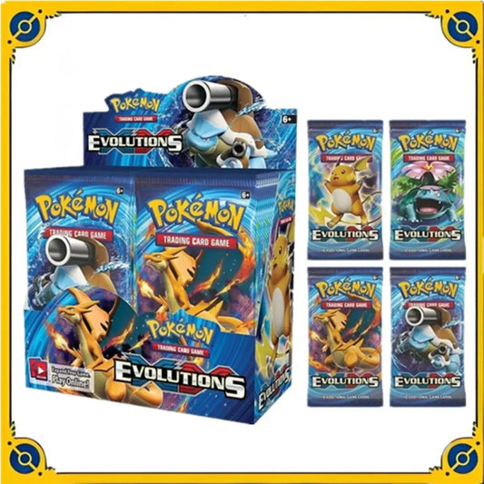 Tcg: Xy Evolutions Sealed Booster Box 360 First Generation Random 1Pack Anime Game Collection Card Toy