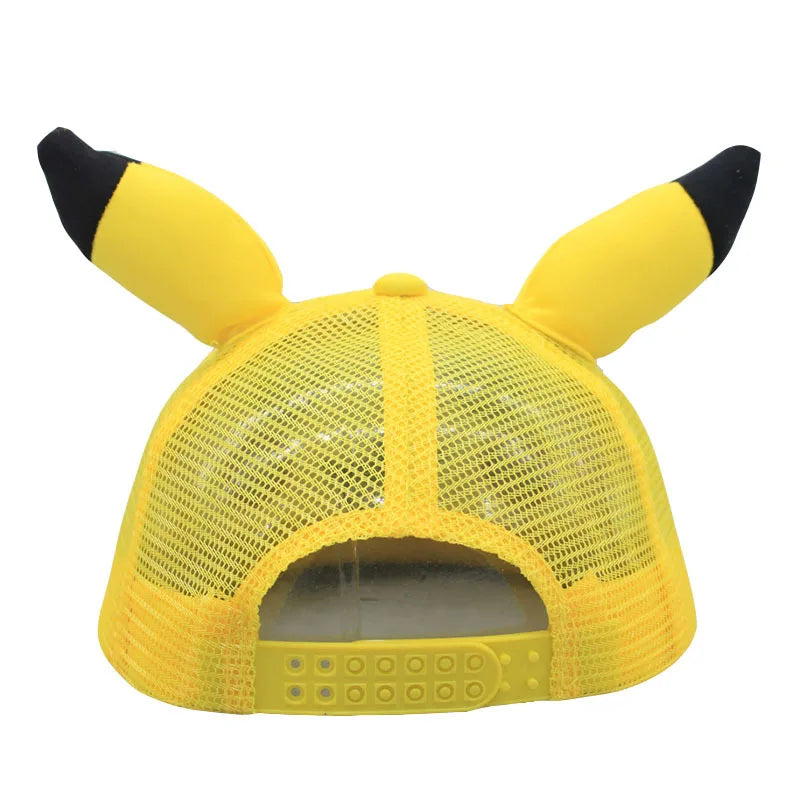 Anime Figure Pokemon Baseball Cap Pikachu Hat Adjustable Pokemon Cosplay Hip Hop Cartoon Hats Boy Girl Kids Birthday Gift