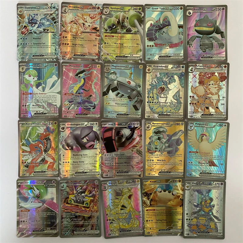 English Version Pokémon Obsidian Flames Booster Box Rare Card Pokemon Titanium Crystal Charizard ex Roaring Moon Battle Card