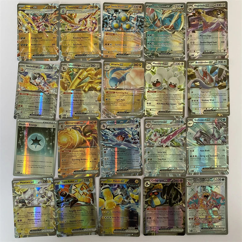 English Version Pokémon Obsidian Flames Booster Box Rare Card Pokemon Titanium Crystal Charizard ex Roaring Moon Battle Card