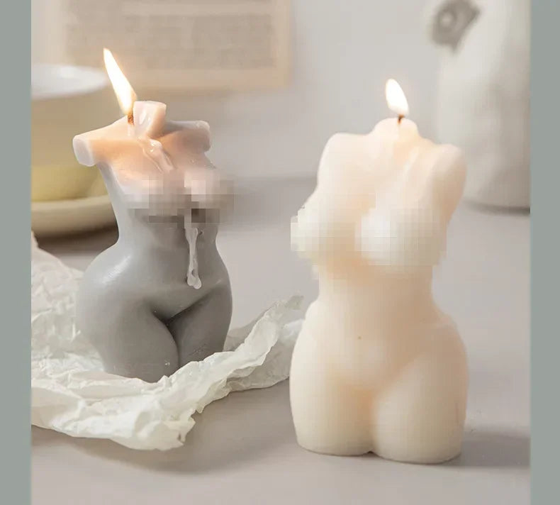 Creative Men and Women Body Aromatherapy Candles Handmade Candle Ornament Gift