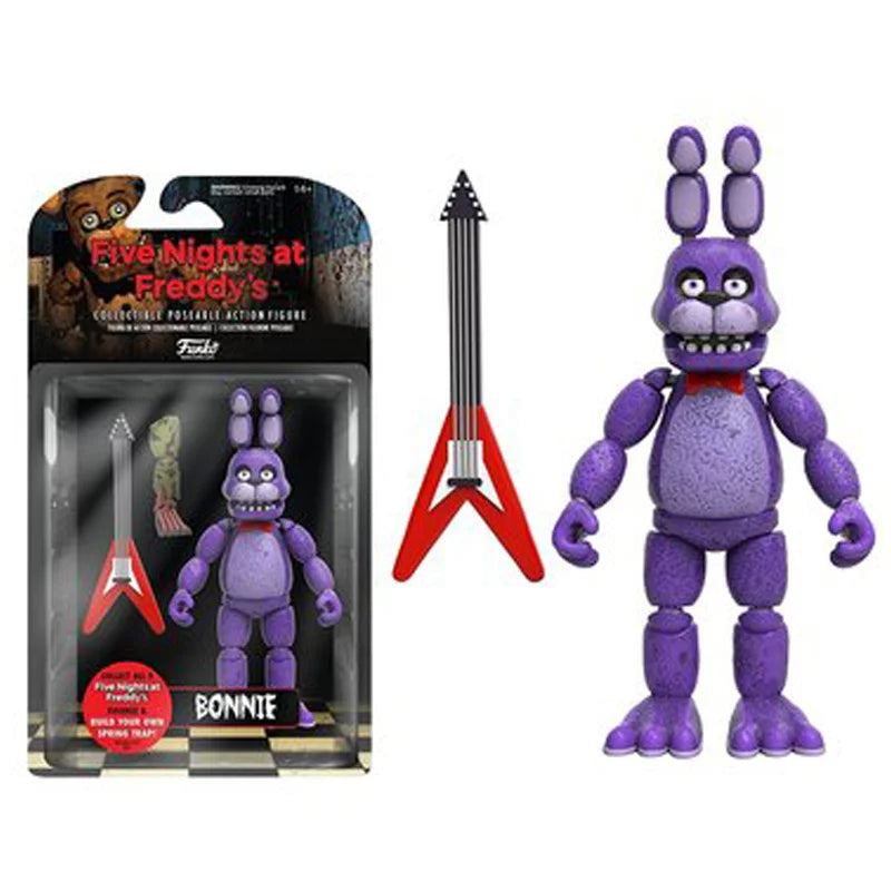 14cm FNAF Action Figure Freddy Bonnie Foxy Figures Collection Model Game Role Doll Nightmare Fredbear Movable Figurine Toys Gift