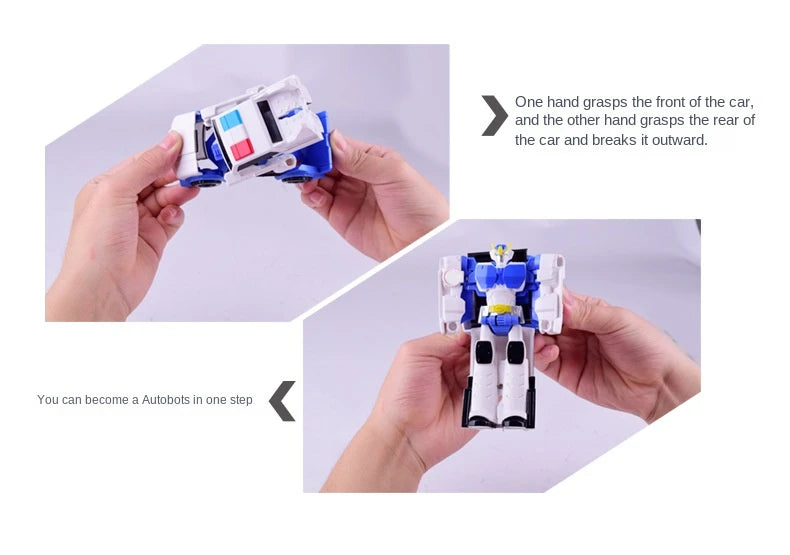 Transformation Toy Robot One Step Deformation Car Action Figure Model Dinosaur Toys for Boys