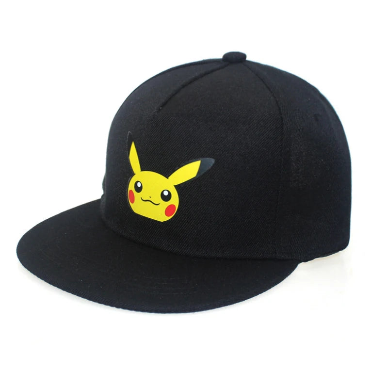 Anime Figure Pokemon Baseball Cap Pikachu Hat Adjustable Pokemon Cosplay Hip Hop Cartoon Hats Boy Girl Kids Birthday Gift