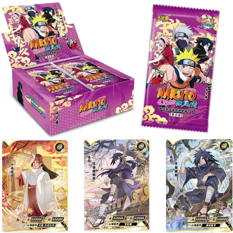 KAYOU Genuine Naruto Card Complete Collection Series Collection Card Fight Chapter Card Pro Chapter Childrens Toy Game Card Gift