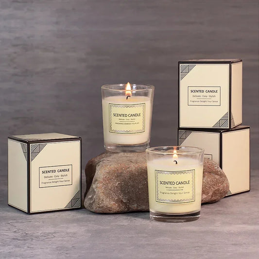 Candle Fragrance Atmosphere Companion Gift Hotel Clubhouse Smoke free Aromatherapy Candles