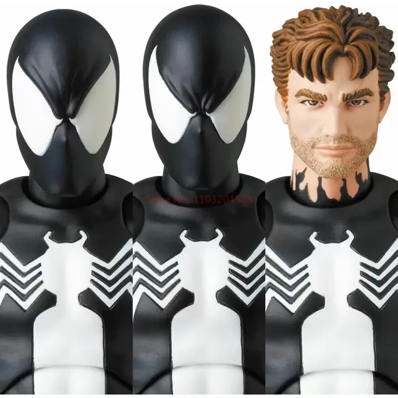 Ct 1/12 Anime The Amazing Spider-man Mafex 147 S.h.figuarts Spider Man Venom Symbiotic Action Figure 6" Action Figures Model Toy